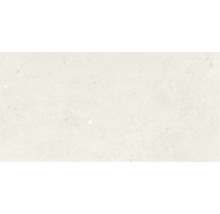 Placă de pardoseală deschisă la culoare, mată, cu suprafață ușor texturată.