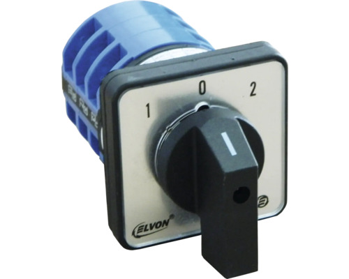 Comutator cu came Elvon EV126 1-0-2 3P 32A Comutator Elvon cu mâner negru