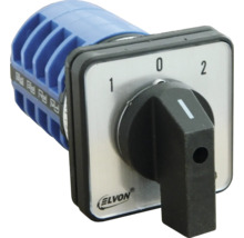 Comutator rotativ Elvon cu trei poziții și mâner negru
