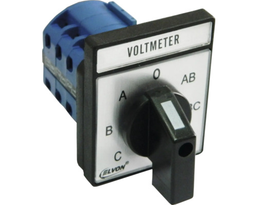Comutator cu came Elvon cheie voltmetru 7 poziții 20A Selector voltmetru pentru măsurători electrice