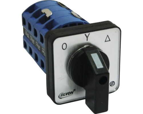 Comutator cu came stea-triunghi Elvon EV126 25A Comutator rotativ Elvon