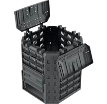 Recipient pentru compost cu clapă deschisă pentru reciclarea deșeurilor de grădină