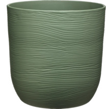 Ghiveci din plastic cu structură canelată