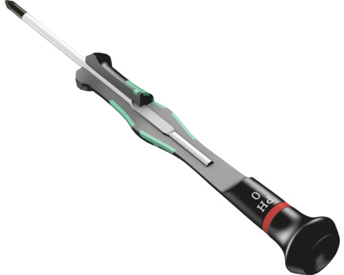 Șurubelniță plată cu vedere parțială la interior