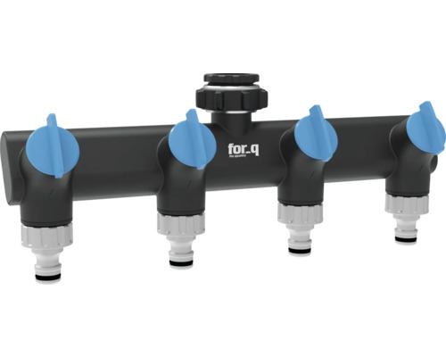 Distribuitor 4 căi for_q 1" & 3/4" Distribuitor de grădină cu patru ieșiri de la for_q