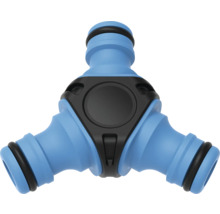 Distribuitor furtun de grădină cu trei conexiuni