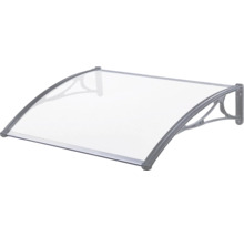 Copertină de ușă cu policarbonat transparent și ramă