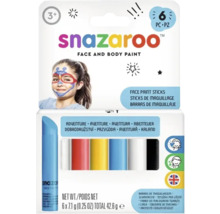 Snazaroo Creioane de machiaj pentru față și corp, 6 bucăți