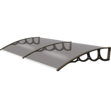 Copertină cu placă din policarbonat și suport