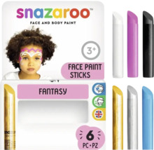 Creioane de machiaj Snazaroo Fantasy, 6 bucăți, potrivite pentru copii de la 3 ani