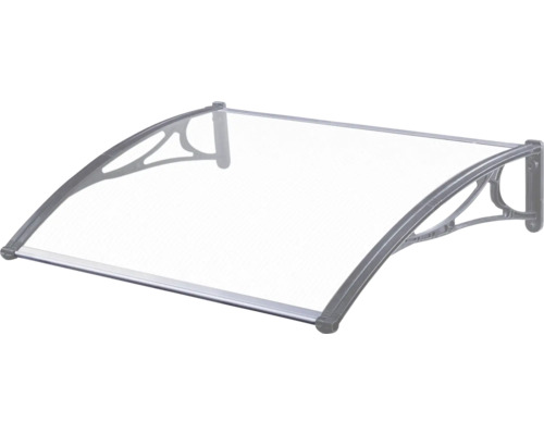 Copertină cu acoperiș transparent și cadru