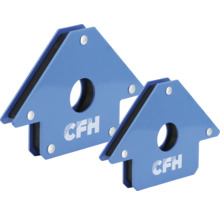 Două unghiuri magnetice de sudură albastre