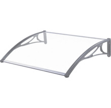 Copertină de ușă cu înveliș transparent și suporturi