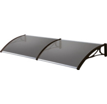 Copertină de ușă din policarbonat cu suporturi