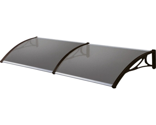 Copertină de ușă din policarbonat cu suporturi