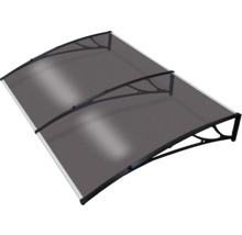 Copertină cu placă de policarbonat și suporturi