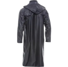 Pelerină de ploaie cu glugă, vedere din spate