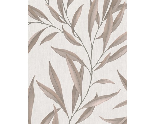 Tapet vlies Carat 10061 model grafic bej 10,05x0,53 m Tapet cu motiv de frunze