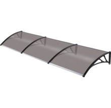 Copertină de ușă cu înveliș transparent și cadru