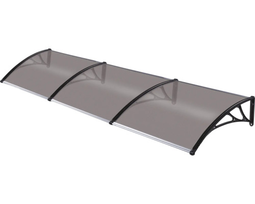 Copertină de ușă cu înveliș transparent și cadru