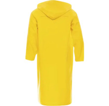 Pelerină de ploaie galbenă cu glugă din spate