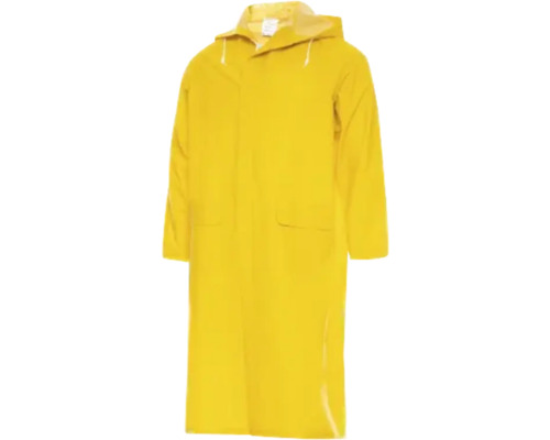 X Pelerină de ploaie galbenă cu glugă