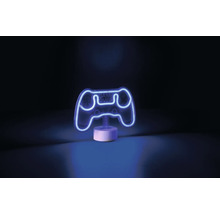 Lumină decorativă neon cu controller de joc cu textul Game Over