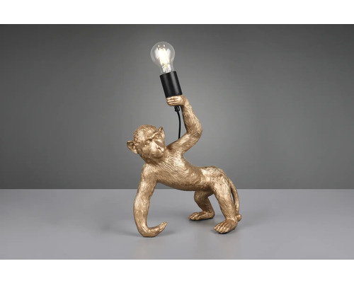 Lampă maimuță cu bec ca lampă de masă