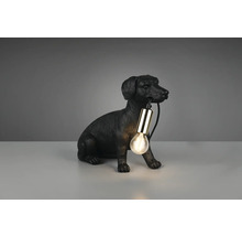 Lampă decorativă câine cu bec în gură pentru iluminat ambiental