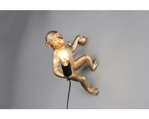 Lampa de perete cu maimuță cu bec