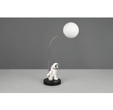 Lampă decorativă astronaut cu tijă flexibilă și abajur sferic