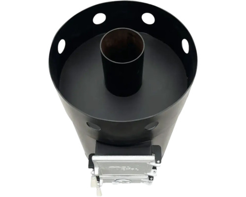 Coș de aprindere pentru grătar cu găuri de admisie a aerului