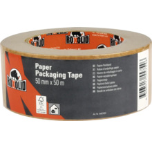 Bandă de ambalare din hârtie Roxolid, 50 mm x 50 m