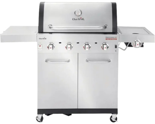 Grătar pe gaz Char-Broil cu patru arzătoare, arzător lateral și uși