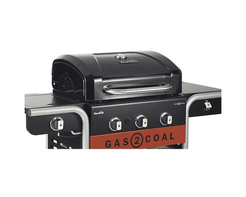 Grătar hibrid pe gaz și cărbune Char-Broil Gas2Coal
