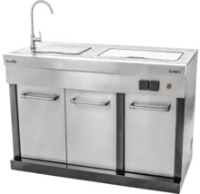Bucătărie de exterior Char-Broil Ultimate cu chiuvetă și trei dulapuri