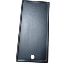 Placă de grătar dreptunghiulară din fontă cu gaură