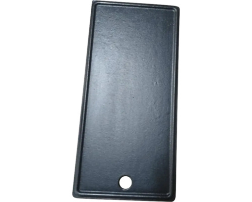 Placă de grătar dreptunghiulară din fontă cu gaură