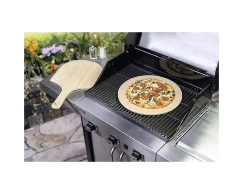 Pizza pe piatră pentru pizza pe grătar cu paletă pentru pizza