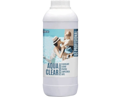 Floculant Aqua Clear, sticlă de 1000 ml pentru curățarea apei