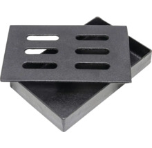 Capac de canalizare metalic cu fante dreptunghiulare