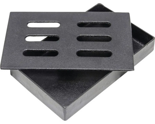 Capac de canalizare metalic cu fante dreptunghiulare