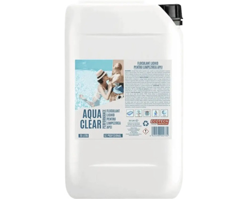 Floculant lichid Aqua Clear pentru limpezirea apei în recipient de 20 litri