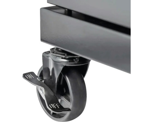 Rotiță pivotantă cu blocare pentru mobilă