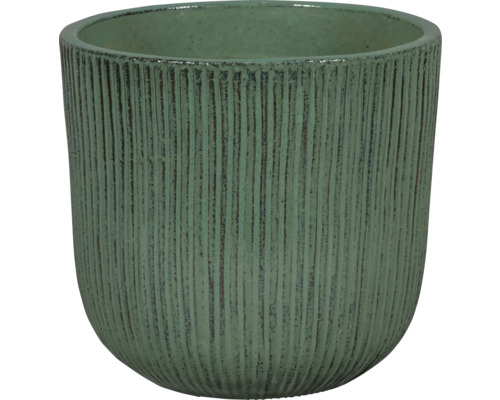 Ghiveci de flori din ceramică cu suprafață striată