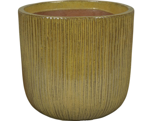 Ghiveci ceramic canelat