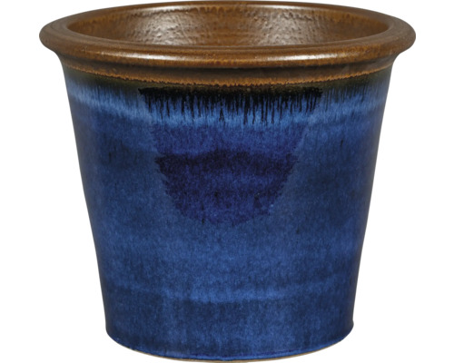 Ghiveci ceramic albastru