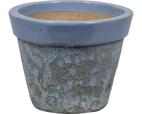 Ghiveci flori FloraSelf ceramică Ø 38 cm H 30 cm albastru Ghiveci de flori din ceramică