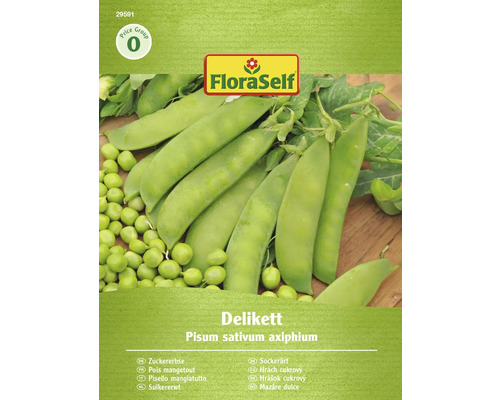 Pachet de semințe FloraSelf mazăre dulce Delikett