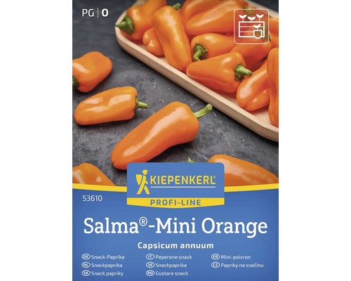 Semințe legume Kiepenkerl ardei Salma-Mini Semințe de ardei gustare Kiepenkerl Salma Mini Orange